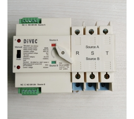 Thiết bị chuyển đổi nguồn tự động 3P - 63A
